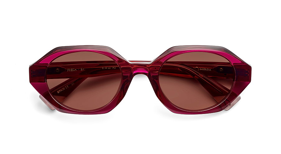 Das Bild zeigt die Sonnenbrille FRESH BX von der Marke Etnia Barcelona in rot.